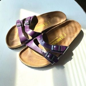 Birkenstocks purple size 38 women's 8